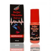Gel Beijos Vibrantes Roll On - Chillies 10 ml: Sabor Morango