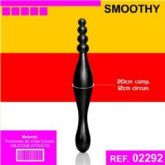 PLUG ANAL SEM VIBRO AEE SMOOTHY PRETO (AC097P) - 02292