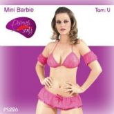 PS226-FANTASIA FEMININA PIMENTA SEXY MINI BARBIE