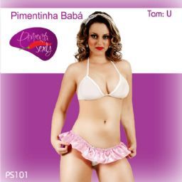 PS101-FANTASIA FEMININA PIMENTA SEXY PIMENTINHA BABA