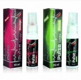 Spray Excitante beijável que vibra. Sabor menta