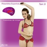 PS110-FANTASIA FEMININA PIMENTA SEXY PIMENTINHA ESPANHOLA