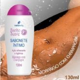 SABONETE INTIMO NATUBELLY BANHO SUAVE 130ML MORANGO C/ CHAM