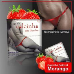 CALCINHA COMESTIVEL TENTAÇAO MORANGO - 00609