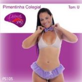 PS105-FANTASIA FEMININA PIMENTA SEXY PIMENTINHA COLEGIAL