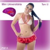 PS214-FANTASIA FEMININA PIMENTA SEXY MINI UNIVERSITARIA