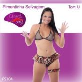 PS104-FANTASIA FEMININA PIMENTA SEXY PIMENTINHA SELVAGEM