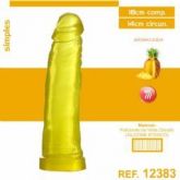 PROTESE AROM 18X14CM S/VIBRO S/ESCROTO S/VENTOSA AEE ABACAXI