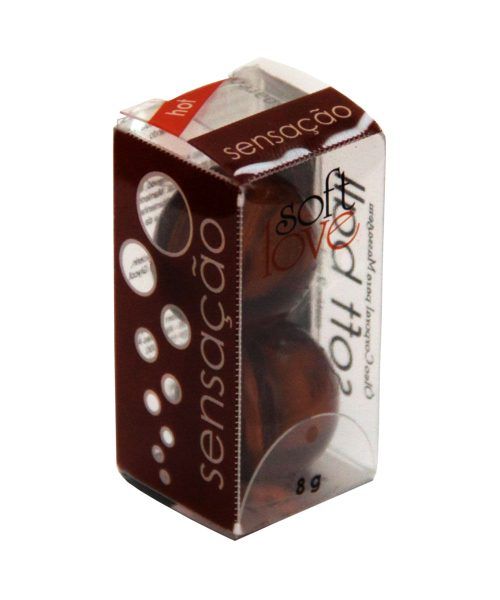 Bolinhas Beijavel Sabor Sensação Hot (chocolate com morango)